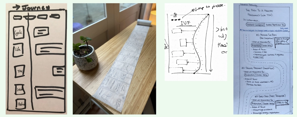 Early sketching and ideation